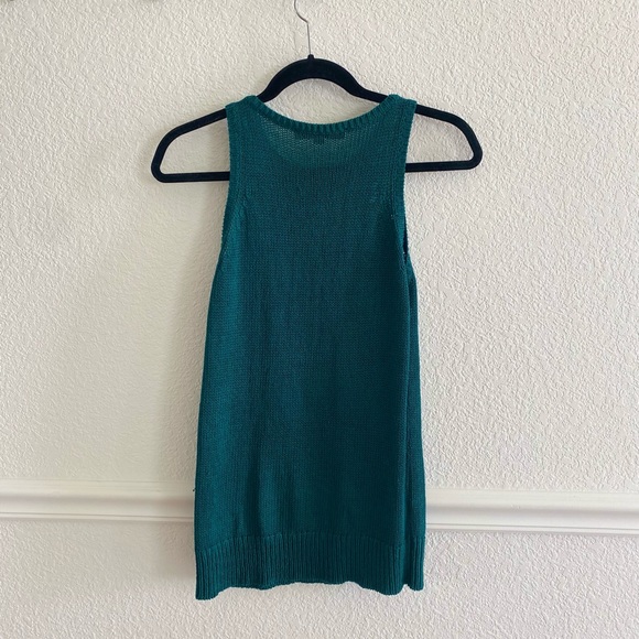 Loft sweater tank emerald green size small - Picture 6 of 6